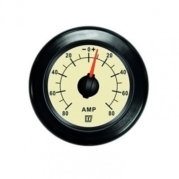 Ampeerimittari 12/24 V (+/- 80A)  Ø 52 mm