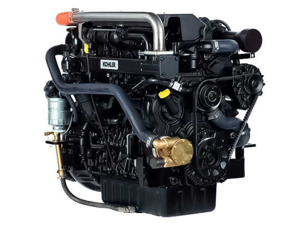 74 hp @2600 rpm Lombardini Kohler meridiesel TMC260 vaihteella 2:1