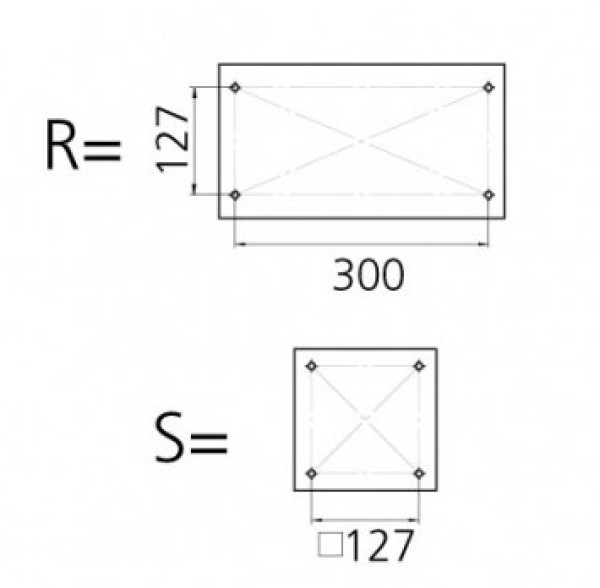 Istuinjalka 450 mm liukulevyllä