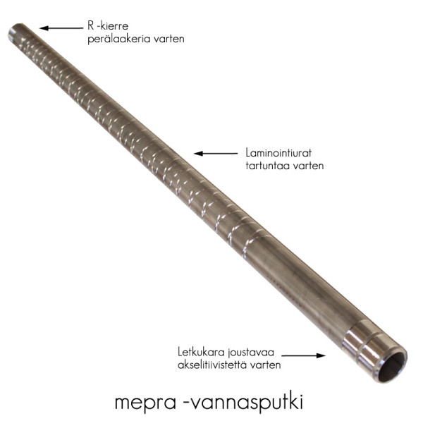 Vannasputki Ø 48 mm L=2000 mm